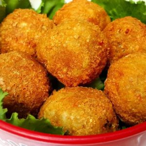 Yam Balls - Meat filling