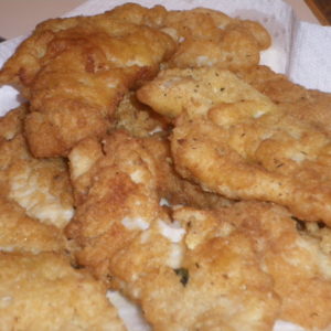 Deep fried Sea Bass